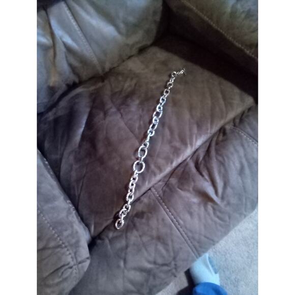 Designer IPPOLITA Sterling Silver 925 Hammered Graduated Bastille Necklace Chain - Picture 5 of 9